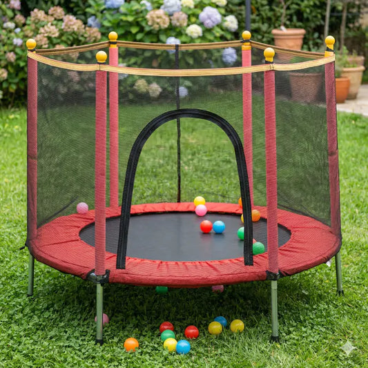 Trampoline With Purse 140cm