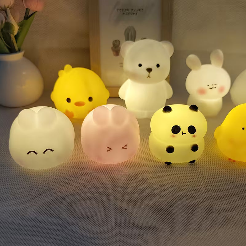Cute Cartoon LED Table Lamp, Battery Operated