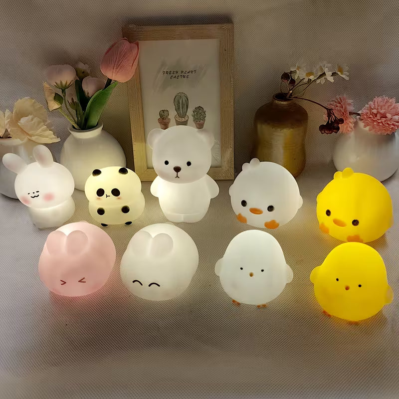 Cute Cartoon LED Table Lamp, Battery Operated